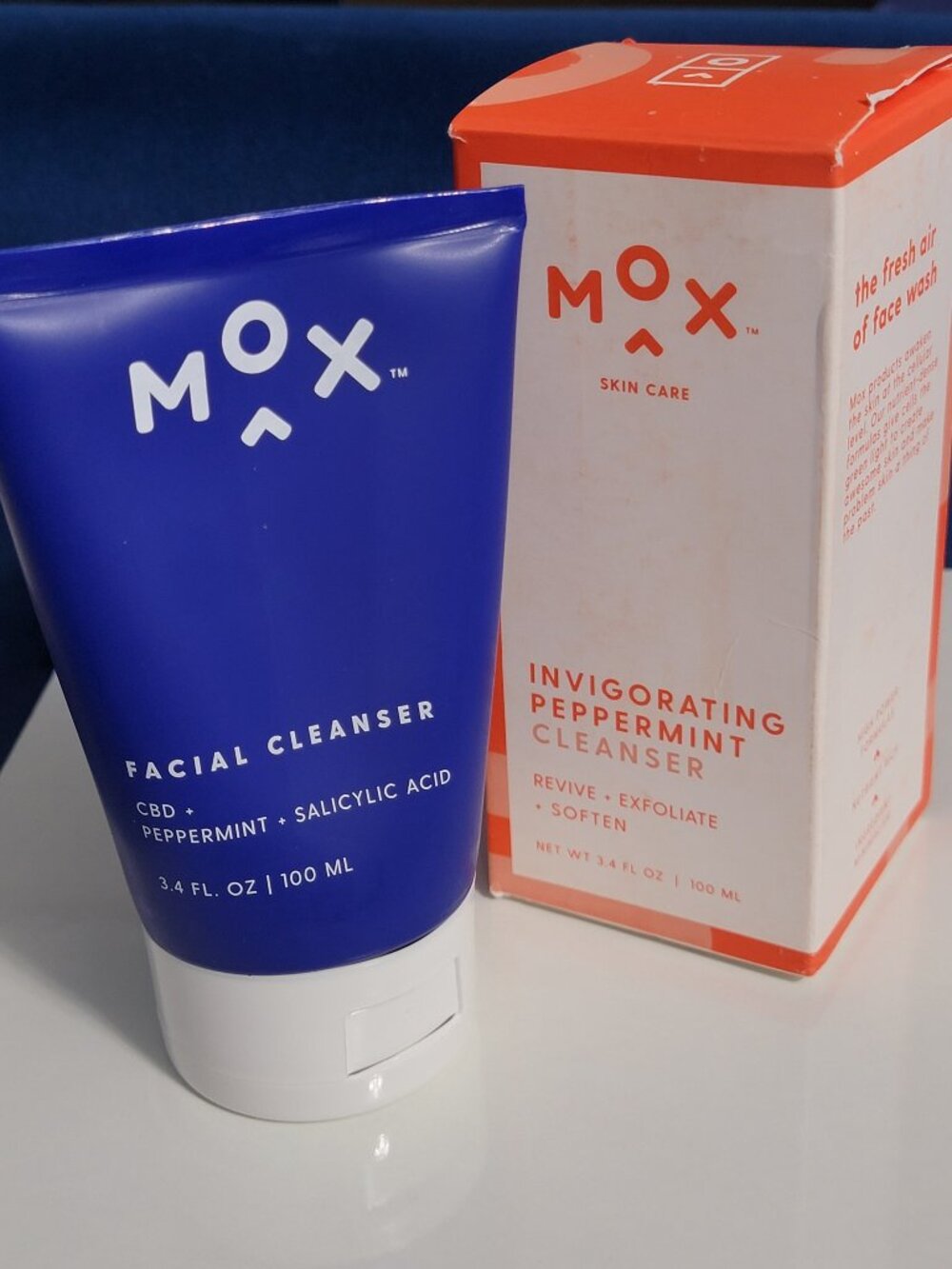 Mox Peppermint Facial Cleanser New in Box